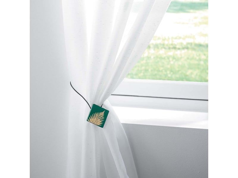  Embrasse de rideau aimantée lisette 43cm vert  - Conforama B
