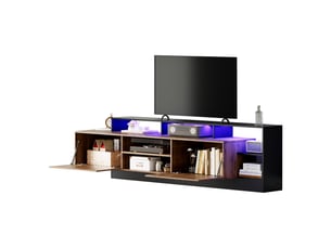 Meuble tv coloris bicolore 190 cm <strong>KORFEE</strong>  <strong></strong>
