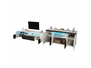 Buffet 4 porte(s)  0 tiroir(s)   - 180 cm coloris blanc 