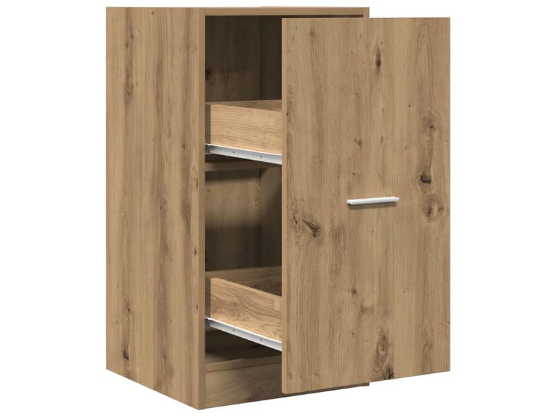  Meuble de rangement, armoire d'apothicaire chêne artisanal bois d'ingénierie shl1080  - Conforama E