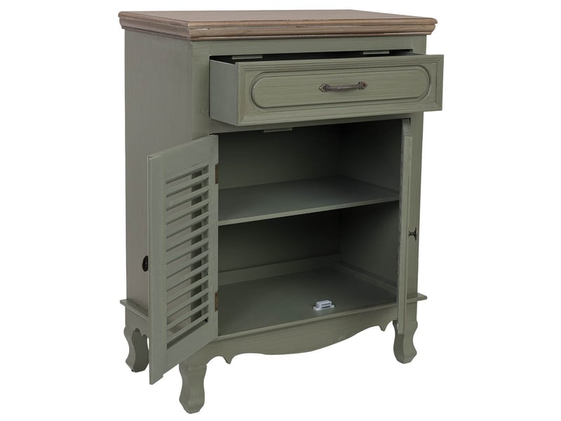  Console d'entrée en bois vert 60x30x78 cm h  - Conforama E