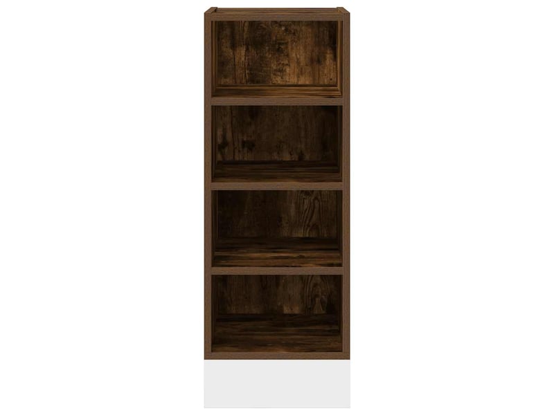  Meuble de rangement, meuble bas de cuisine chêne fumé 30x44,5x81,5 cm bois d'ingénierie  - Conforama D