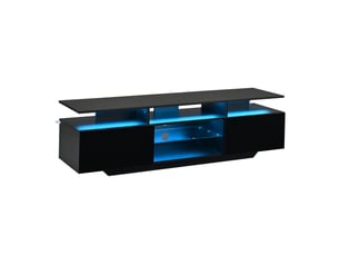 Meuble tv coloris noir 160 cm <strong>BIQZUYA</strong>  <strong></strong>