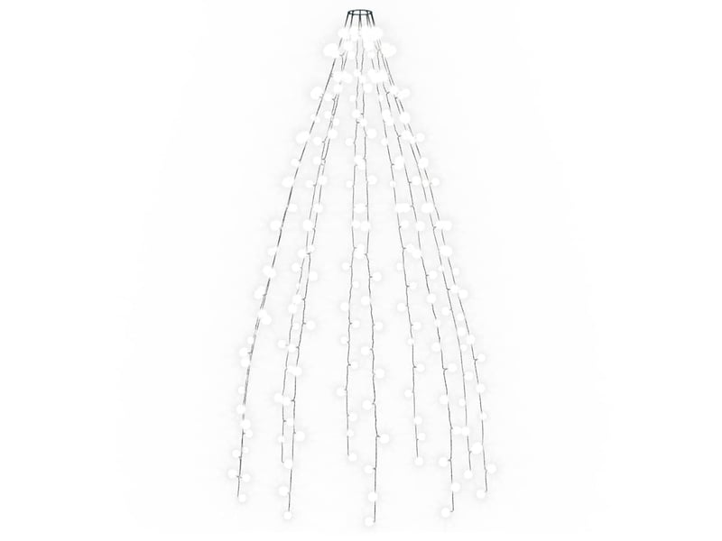  Guirlande lumineuse d'arbre de noël 210 led blanc froid 210 cm  - Conforama A