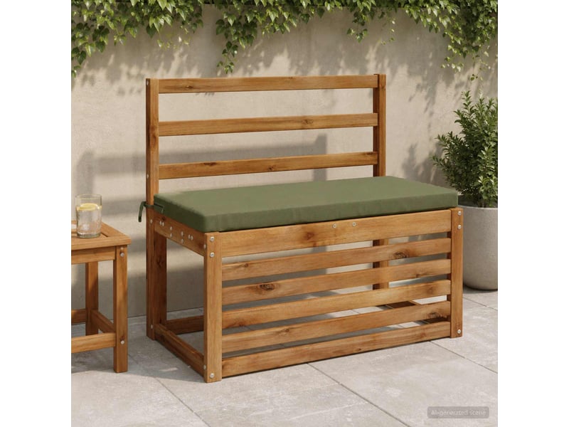  Coussin de banc, coussin d'assise, coussin de canapé soest 100 % polyester vert olive 80 x 40 x 5 cm cf53738  - Conforama B