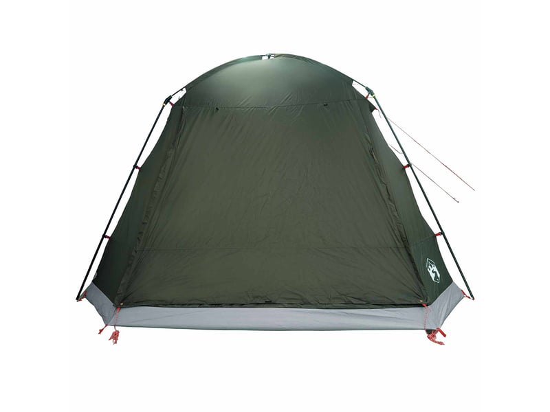 Tente de camping, tente cabane 12 personne vert armée polyester et acier  - Conforama D
