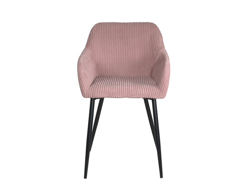  Petit fauteuil miro en velours côtelé rose 752-MIRO-ROSE - Conforama C