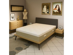 Sur-matelas 100x200 epais hauteur 6 cm mousse polysoff déhoussable très moelleux (100_x_200_cm)