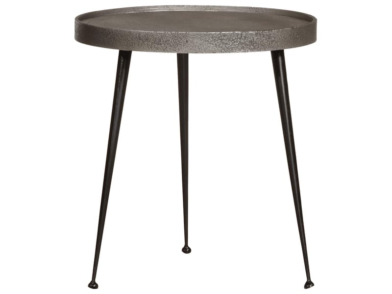  Table basse 3 pcs - table de salon - table à thé en bois composite argenté  - Conforama D