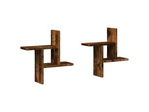 Etagère 38 cm coloris marron  