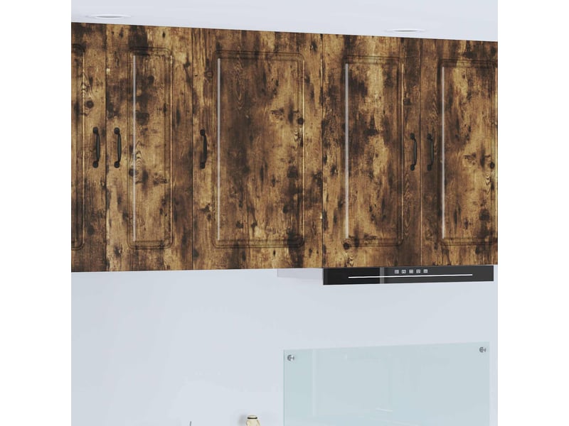  Meuble mural de cuisine | armoire de cuisine chêne fumé 50x31x80cm  - Conforama B