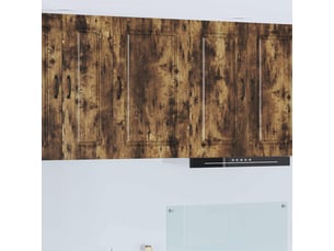 Meuble mural de cuisine | armoire de cuisine chêne fumé 50x31x80cm