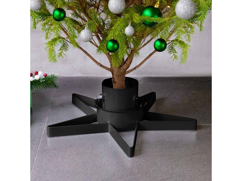  Support de sapin de noël noir 47x47x13,5 cm  - Conforama B