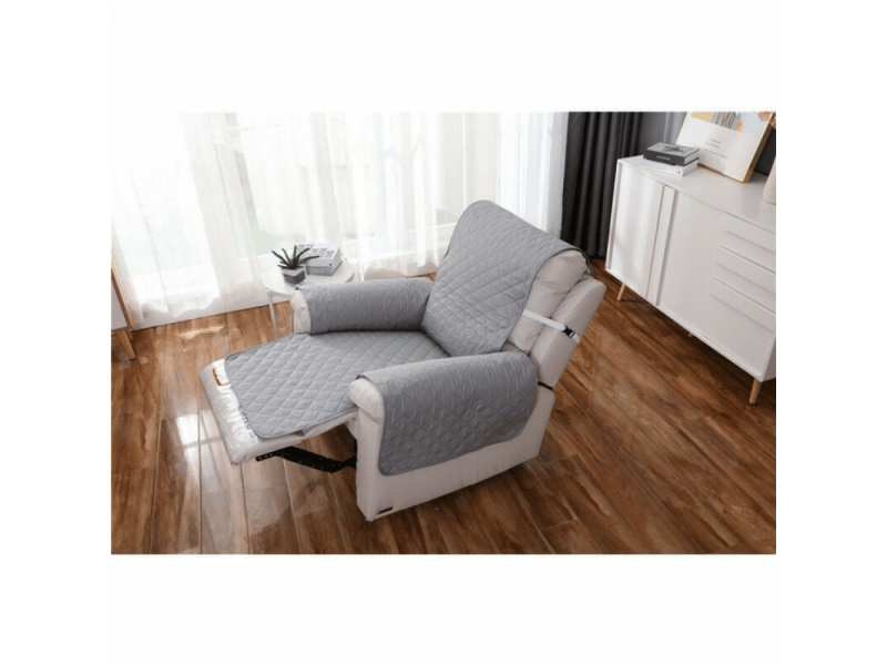  Housse de chaise - gris 55 x 200 cm housse fauteuil relax 1 place, housse de canapé protecteur inclinable imperméable pour chambre  - Conforama D