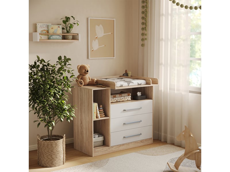  Vicco commode à langer, sonomablanc, 110x93cm  - Conforama C