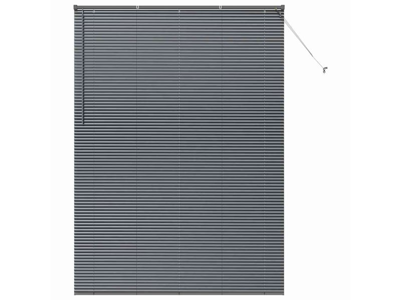 Store vénitien, store de fenêtre gris foncé 220 x 155 cm 25 mm aluminium cf47920 - Conforama A
