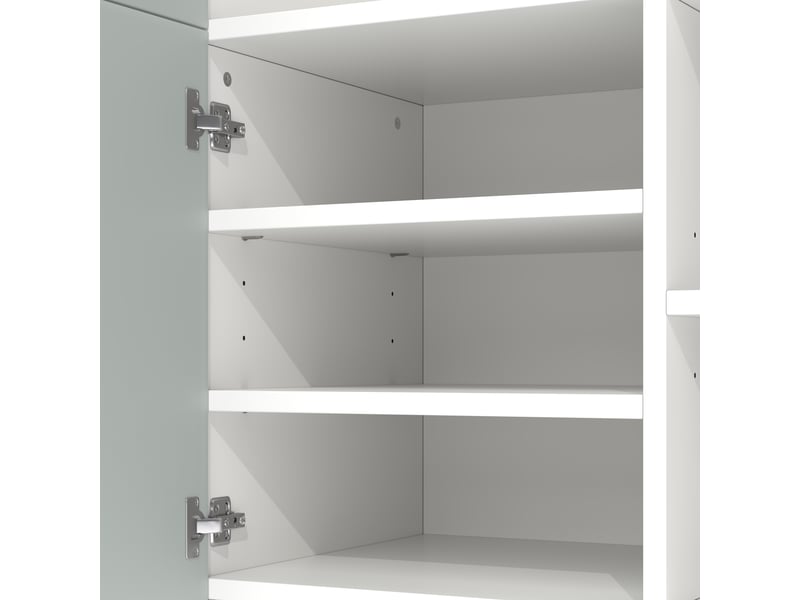 Armoire penderie 70 x 50 x 200 cm - 1 barre de penderie - mdf et panneaux de particules - rangement pour chambre et dressing - gris - Conforama E
