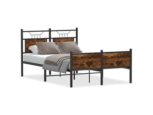 Lit 2 places 120x190cm    coloris marron