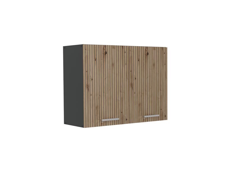  Vicco armoire en verre, chêne artisananthracite, 80cm  - Conforama A