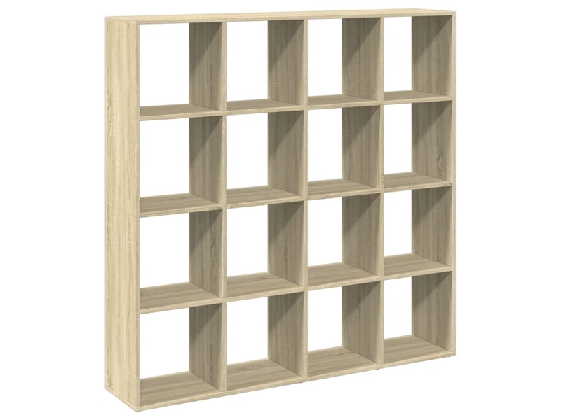  Bibliothèque, meuble de rangement salon chêne sonoma 137,5x29x137,5 cm bois d'ingénierie  - Conforama A