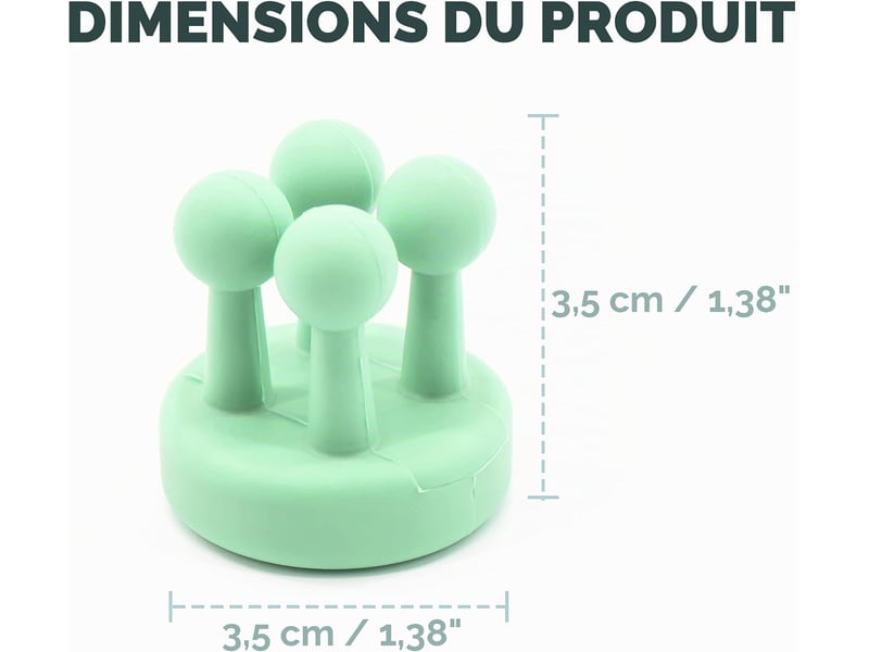  Lot de 6 supports brosse à dents en silicone - organisateur mural auto-adhésif étanche pour salle de bain, cuisine et bureau, vert  - Conforama B
