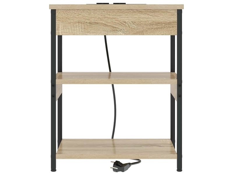 Table de chevet - cabinet de chevet - table de nuit chêne sonoma 41 x 31 x 51 cm - Conforama D