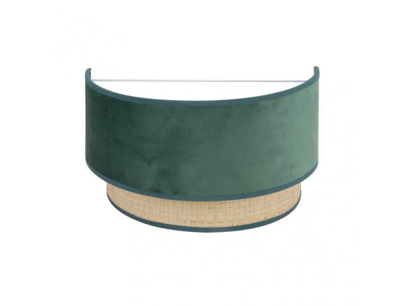  Applique murale fabrilamp reyes naturel vert e27 17 x 30 x 16 cm 177461006 - Conforama A