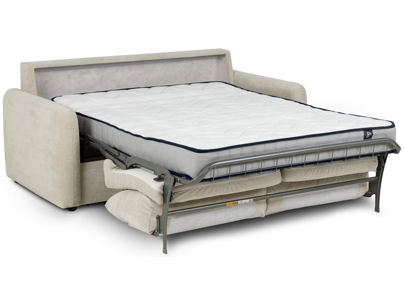 Canape droit convertible beige 3 places - Conforama M