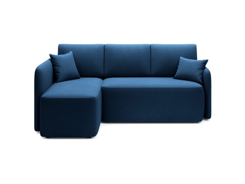  Canapé d'angle collection hedson coloris bleu marine  - Conforama A