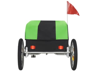 Remorque vélo cargo vertnoir 40 kg, roues 16 pouces, housse étanche amovible
