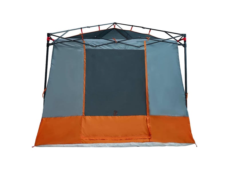  Tente intérieure 6 personne gris et orange taffetas shl49235  - Conforama E