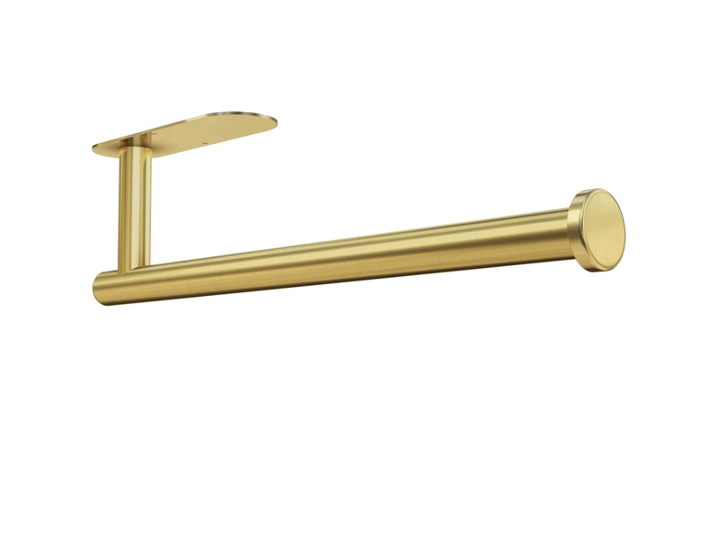  Porte-essuie-tout mural sous armoire pour essuie-tout de cuisine, barre autocollante, support, acier inoxydable sus304 13 pouces,gold  - Conforama B