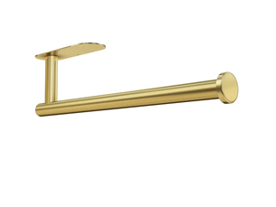 Porte-essuie-tout mural sous armoire pour essuie-tout de cuisine, barre autocollante, support, acier inoxydable sus304 13 pouces,gold