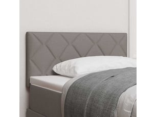Tete de lit A poser largeur 90 cm <strong></strong> <strong></strong> argenté