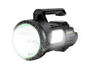 Lampe de poche, lampe de poche led led rechargeable, lampe de poche 1200 lumens, force d'étanchéité à zoom réglable, adaptée au camping