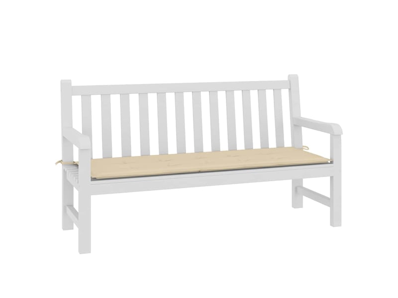  Coussin de banc de jardin, coussin d'assise beige 150x50x3 cm tissu oxford cf52654  - Conforama C