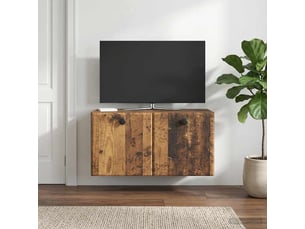 Meuble tv coloris marron 59.5 cm <strong></strong>  <strong></strong>