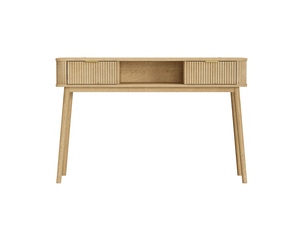 Table basse rectangulaire coloris bois clair   - 35 cmx120 cm