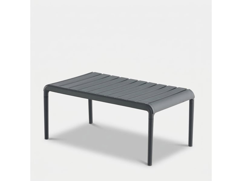  Table basse de salon et jardin en polypropylène arnad - anthracite  - Conforama A