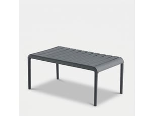 Table basse de salon et jardin en polypropylène arnad - anthracite