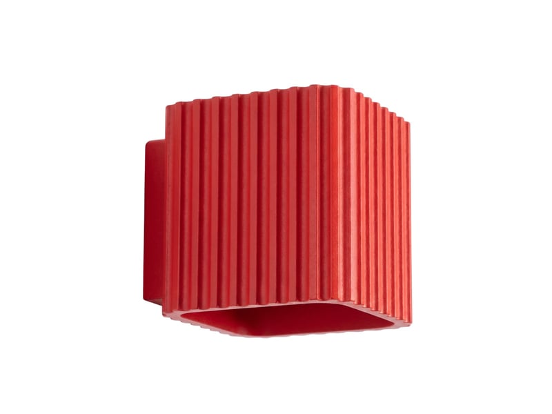  Applique riff rouge g9 aluminium moderne 10x10x12cm SL.3084 - Conforama A