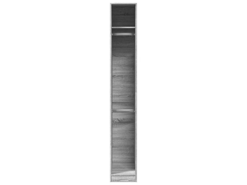  Garde-robe, armoire de rangement sonoma gris 30x50x200 cm bois d'ingénierie shl23236  - Conforama D