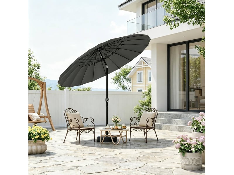  Parasol de jardin inclinable ø257 cm sans pied evryae  - Conforama C