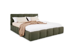 Lit 2 places 160x200 cm IDIMEX   coloris vert