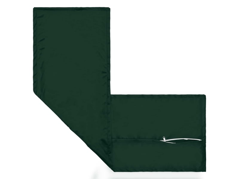 Coussin avec oreiller, coussin décoratifs houten vert foncé 40 x 145 cm fløjl cf51345  - Conforama D