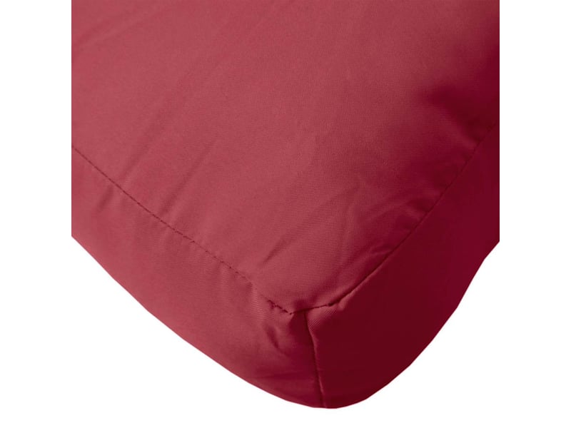  Coussin de palette, coussin de chaise, coussin de canapé rouge bordeaux tissu oxford cf55457  - Conforama E