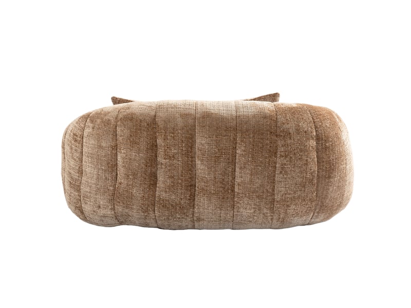  Canapé paresseux confortable fixe 2 places en chenille avec 2 oreillers,150x95x63cm,brun canapé marron - Conforama D