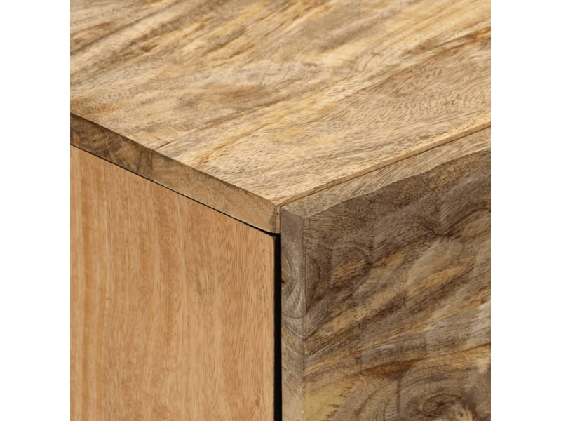  Table de chevet - cabinet de chevet - table de nuit 50x33x60 cm bois de manguier massif  - Conforama E