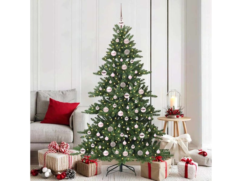 Sapin de noël artificiel, arbre de noël à branches articulées vert 180 cm shl7280 - Conforama B