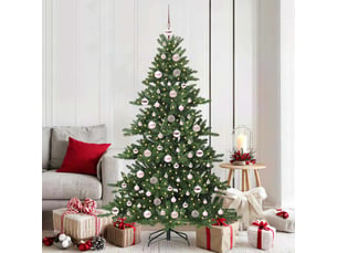 Sapin de noël artificiel, arbre de noël à branches articulées vert 180 cm shl7280